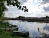 Das Boot vom Ferienhaus Milow vor der Stremme